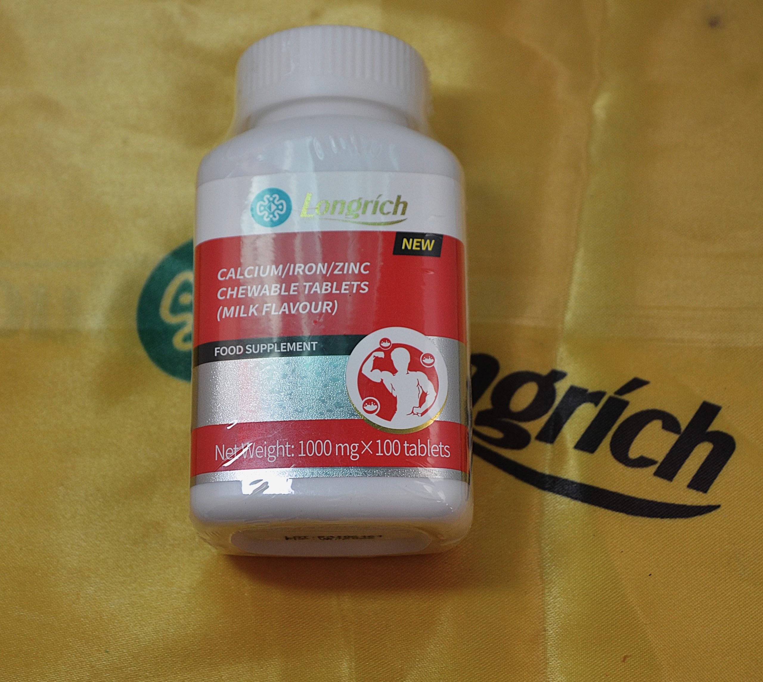 Longrich Chewable Calcium, Iron and Zinc Tablets
