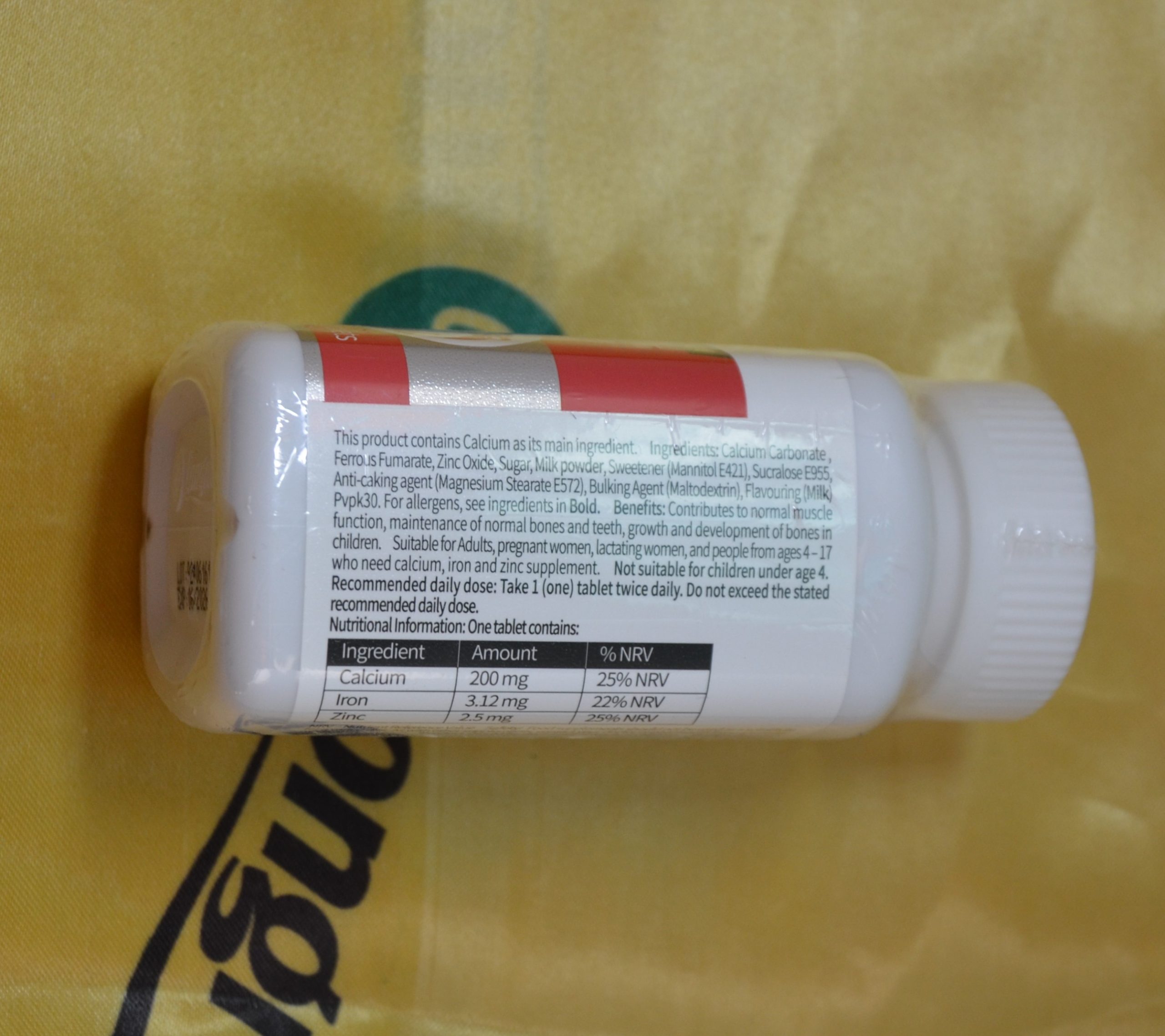 Longrich Chewable Calcium, Iron and Zinc Tablets - Image 3